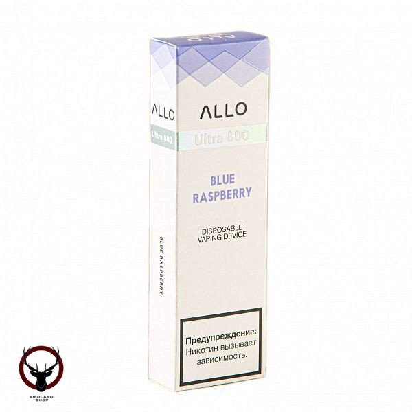 Электронная сигарета ALLO Blue Raspberry (800 затяжек)