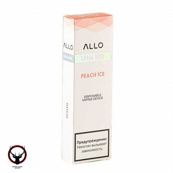 Электронная сигарета ALLO Peach Ice (800 затяжек)