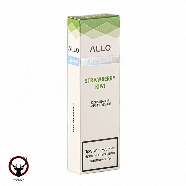 Электронная сигарета ALLO Strawberry kiwi (800 затяжек)