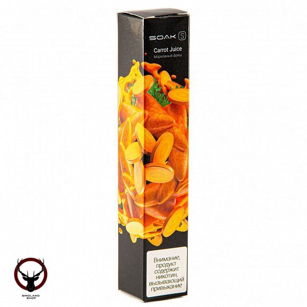 Электронная сигарета SOAK S Carrot Juice 2500 затяжек