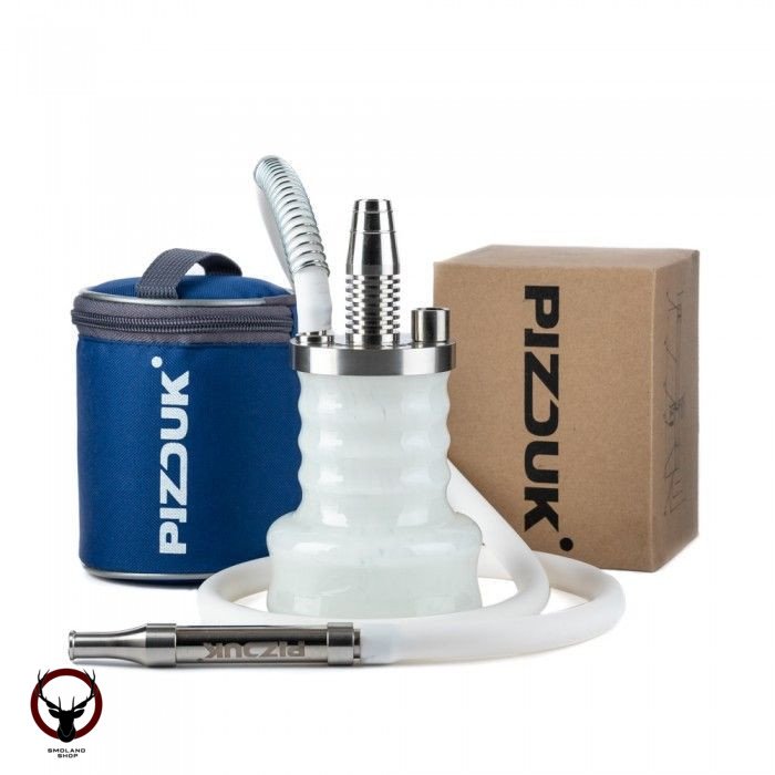 Кальян Pizduk Hookah (blue-bag) Белый марганец колба