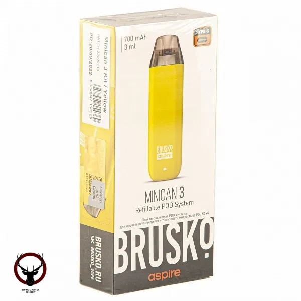 Электронная система BRUSKO Minican 3 желтый