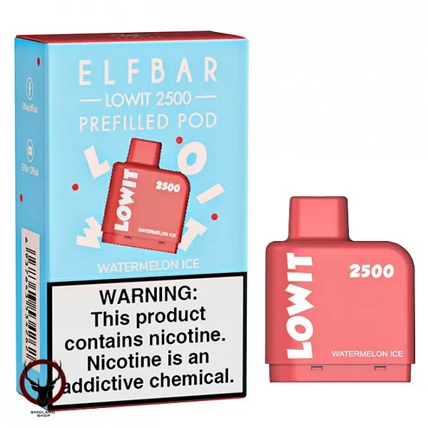 Картридж Elf Bar Lowit 2500 20 мг, 6 мл (Watermelon Ice) МРК