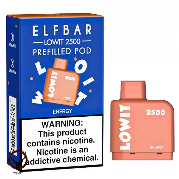 Картридж Elf Bar Lowit 2500 20 мг, 6 мл (Energy) МРК