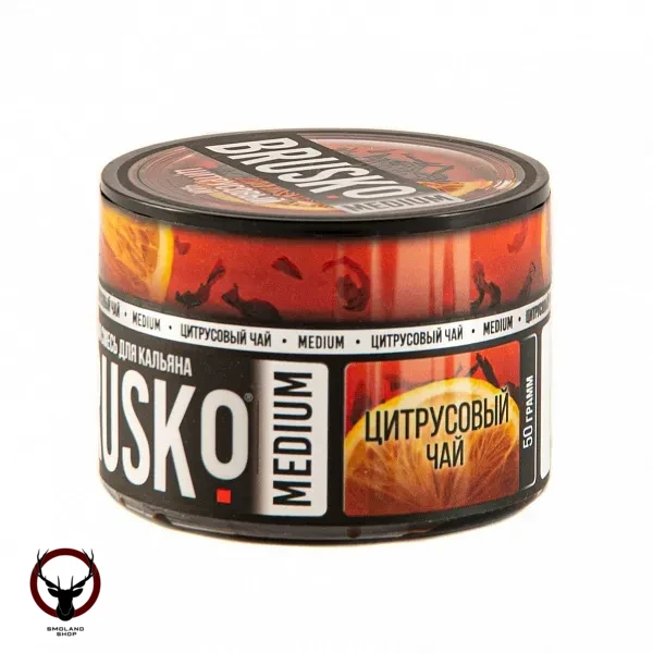 BRUSKO MEDIUM Цитрусовый чай 50гр МРК