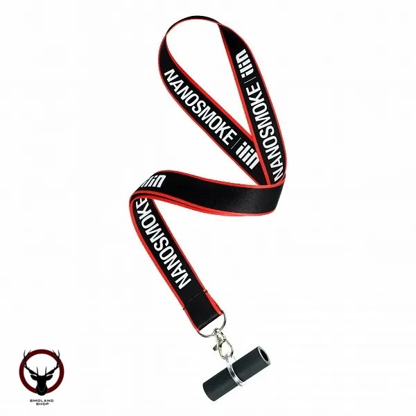 Индивидуальный мундштук Nanosmoke чёрно-красный в тубусе