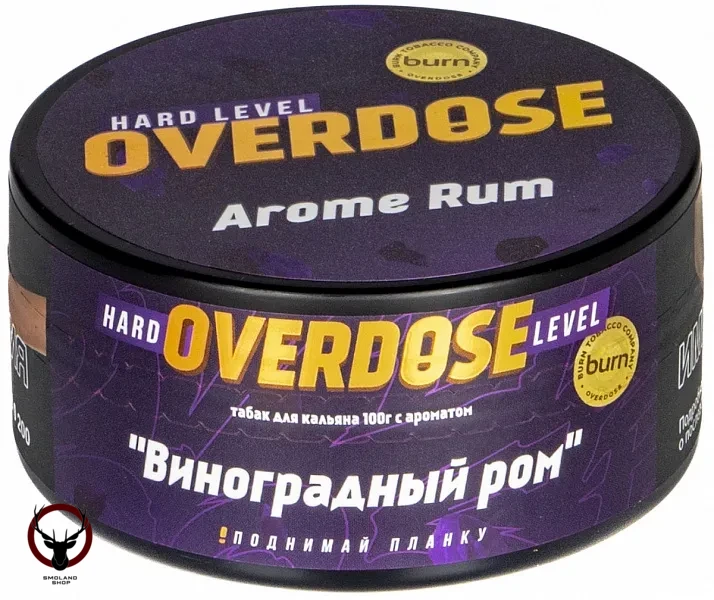 Табак для кальяна Overdose Aroma Rum 100гр