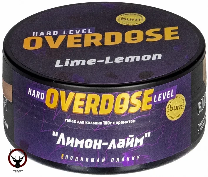 Overdose Lime-Lemon 100гр МРК