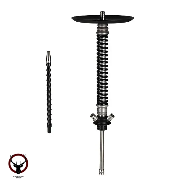 Кальян MAMAY CUSTOMS Coilovers хром-черный (грав. Rotor) (без колбы)