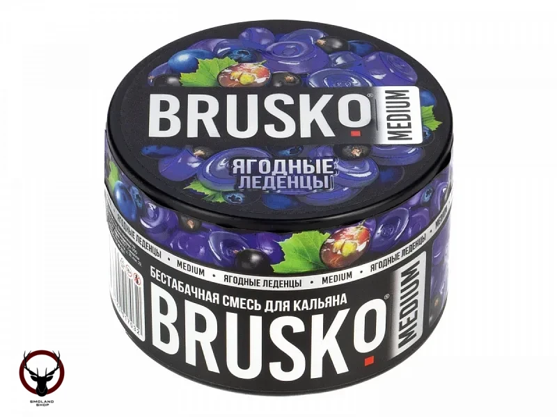 BRUSKO MEDIUM Ягодные леденцы 250гр МРК