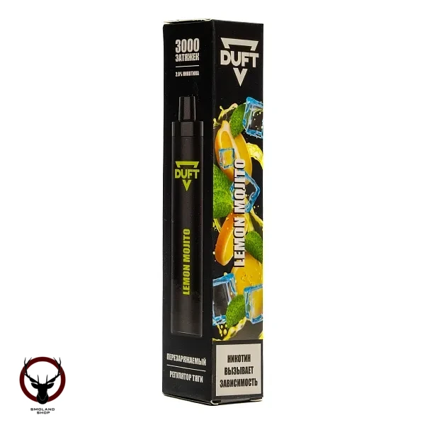 Электронная сигарета DUFT Lemon Mojito (3000 затяжек)