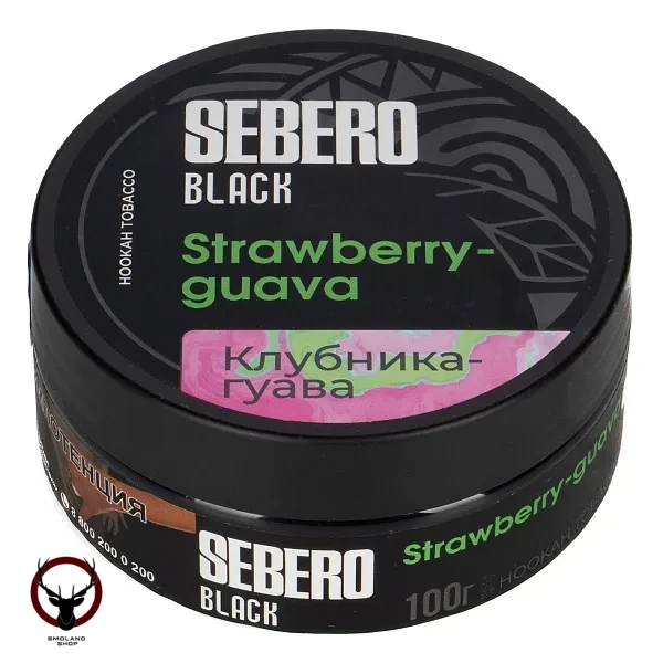 Табак для кальяна Sebero Black Strawberry Guava 100гр