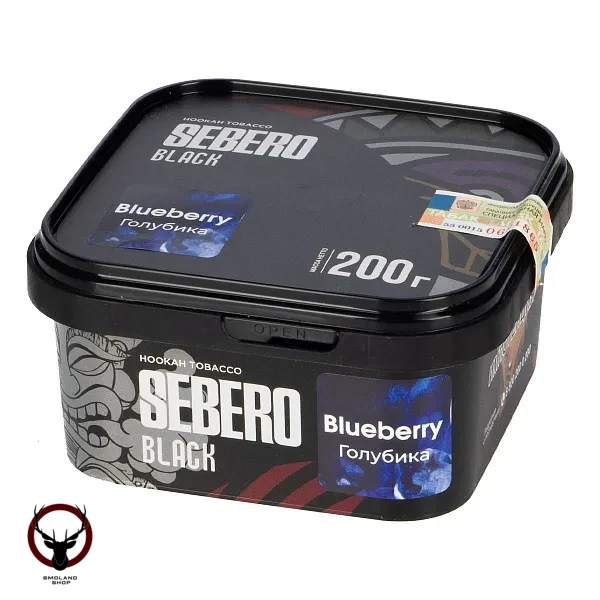 Табак для кальяна Sebero Black Blueberry 200гр