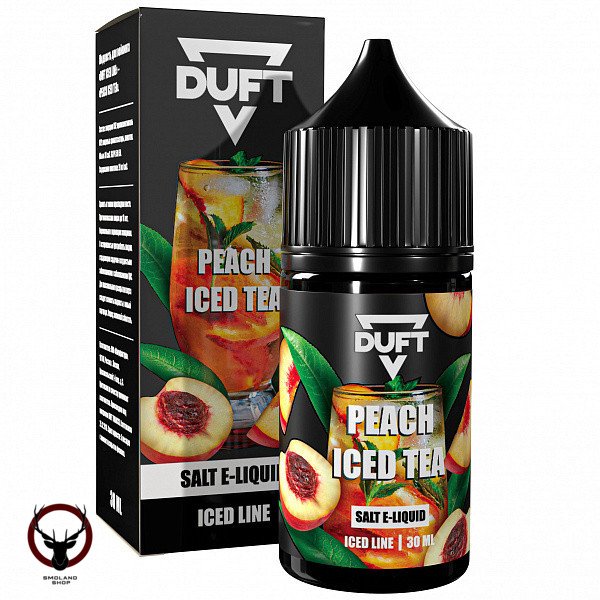Жидкость DUFT ICED LINE Super Salt 20x Peach iced tea 10 мл