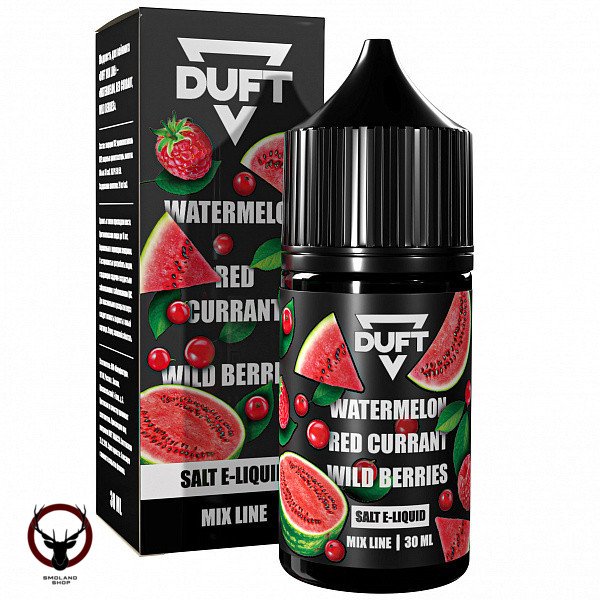 Жидкость DUFT MIX LINE Salt 20 Watermelon red currant wild berries 10 мл