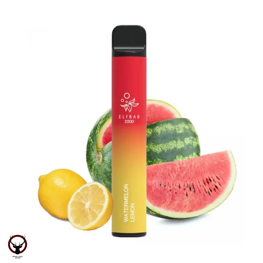 Электронная сигарета Elf Bar Watermelon Lemon (2000 затяжек) 20мг