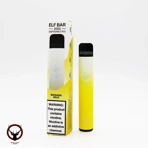 Электронная сигарета Elf Bar Banana Milk (2000 затяжек) 20мг