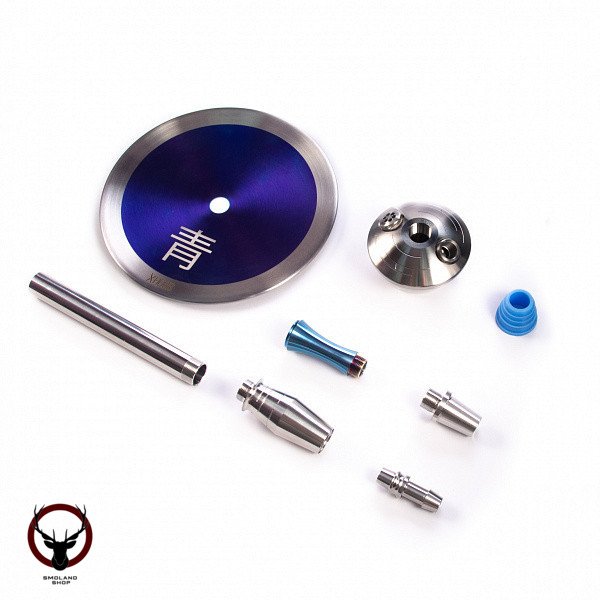 Кальян Hoob Cyber B30 Base mini синий | Комплект Базовый