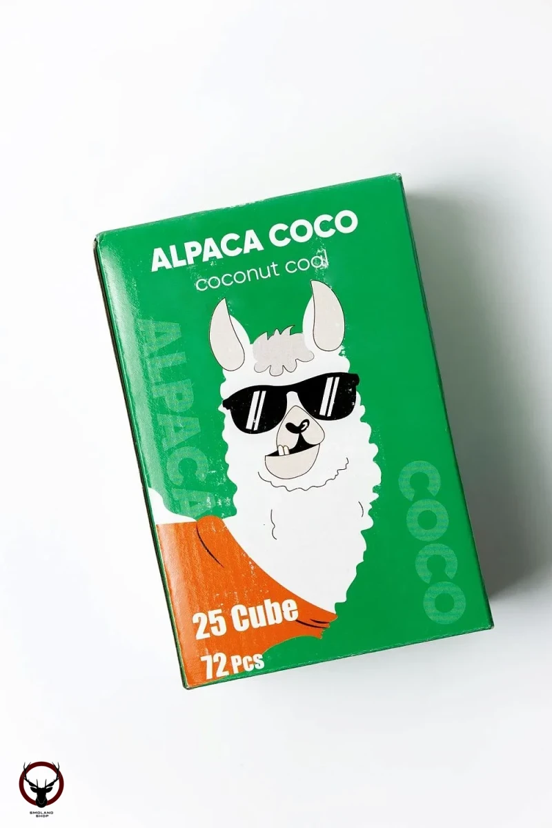 Уголь для кальяна Alpaca Coco 72шт (25мм)