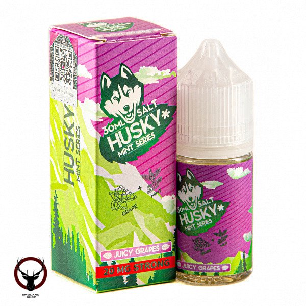Жидкость HUSKY MINT SERIES SALT Juicy grapes 20 мг strong 30 мл