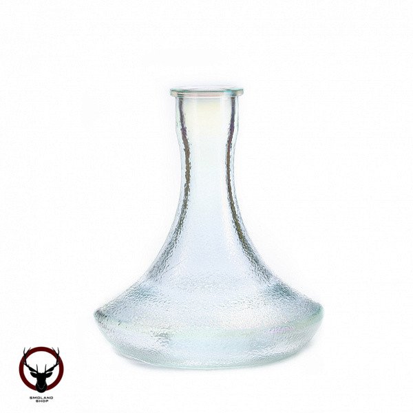 Колба Vessel Glass Крафт со швом прозрачный лёд перламутр