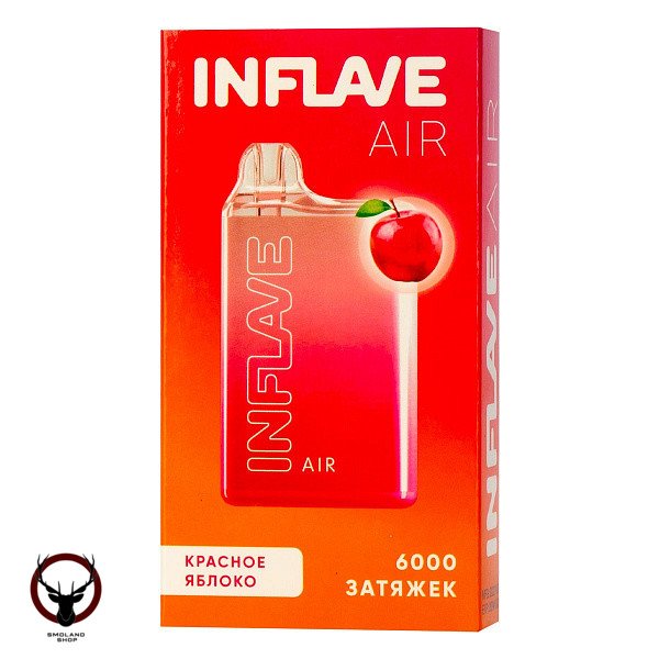 Электронная сигарета INFLAVE AIR Красное яблоко (6000 затяжек)