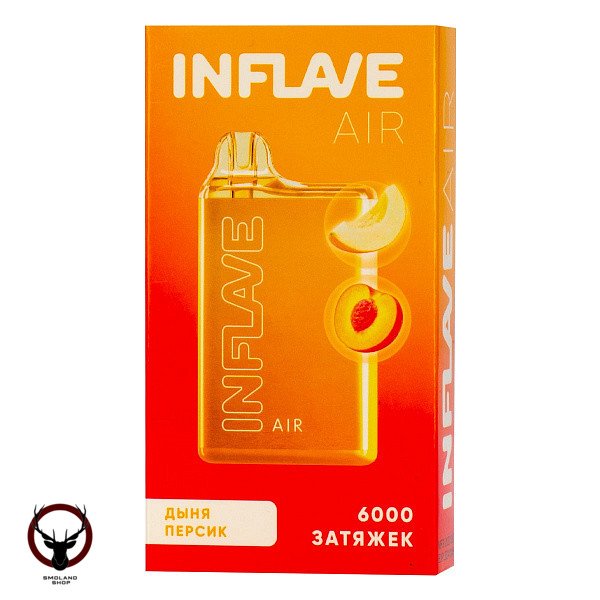 Электронная сигарета INFLAVE AIR Дыня Персик (6000 затяжек)