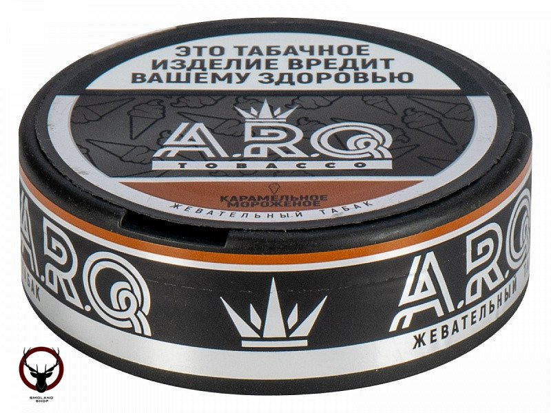 Табак жевательный ARQ TOBACCO Карамельное мороженое 16гр МРК