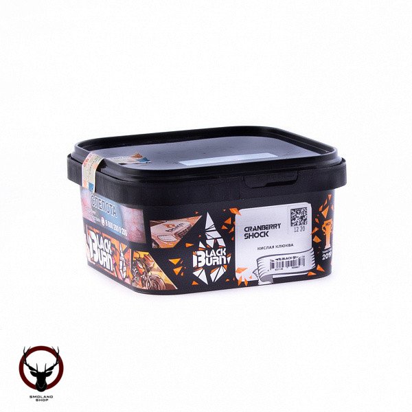 Burn BLACK Cranberry shock 200гр МРК