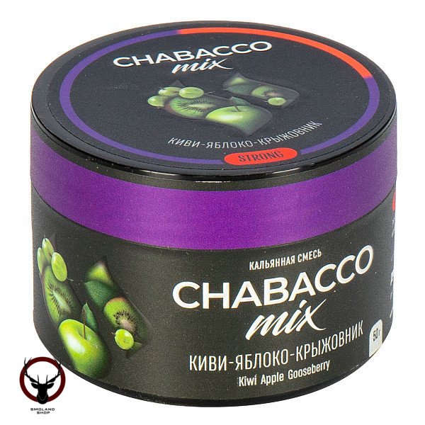 Chabacco Mix STRONG Kiwi apple gooseberry 50гр МРК