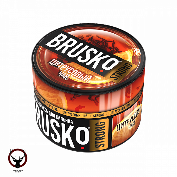 BRUSKO STRONG Цитрусовый чай 50гр МРК