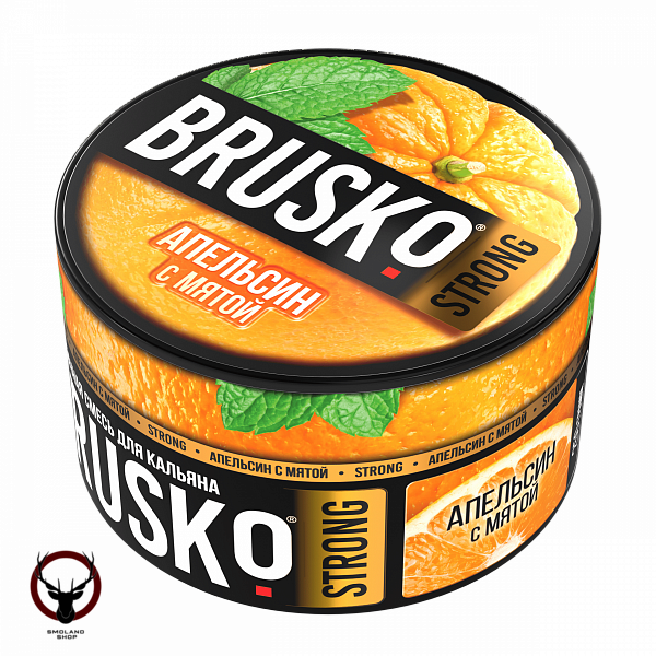 BRUSKO STRONG Апельсин с мятой 250гр МРК