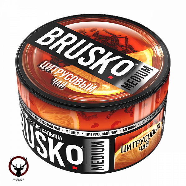 BRUSKO MEDIUM Цитрусовый чай 250гр МРК