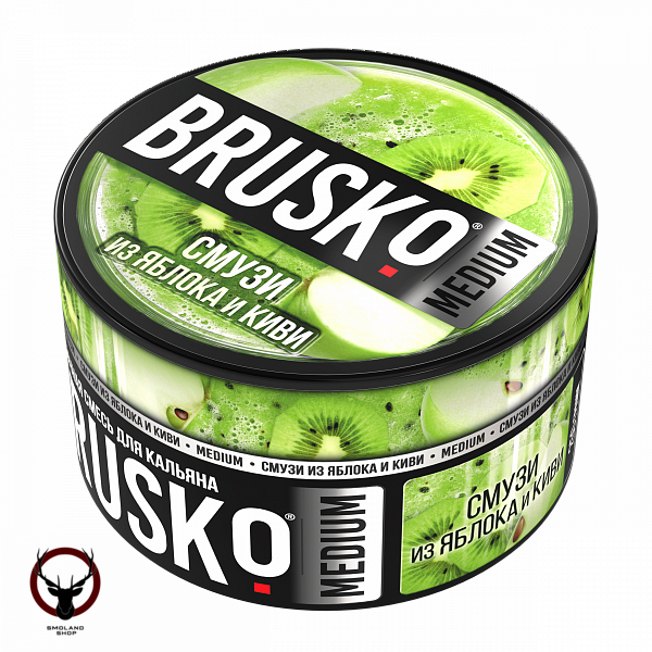 BRUSKO MEDIUM Смузи из яблока и киви 250гр МРК
