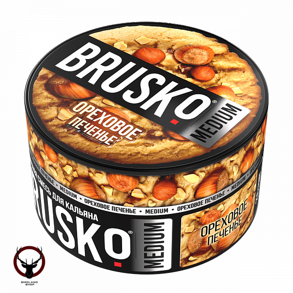 BRUSKO MEDIUM Ореховое печенье 250гр МРК