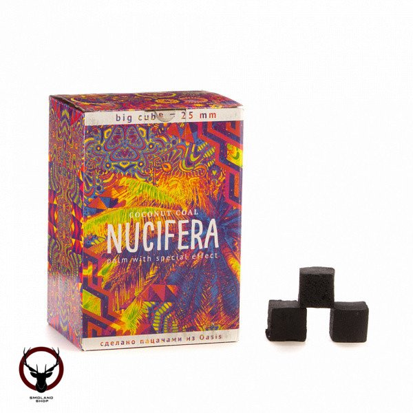 Уголь Nucifera кокосовый 72 шт (25 мм)