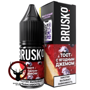 Жидкость Brusko Salt Тост с ягодным джемом 10 мл 2 мг МРК