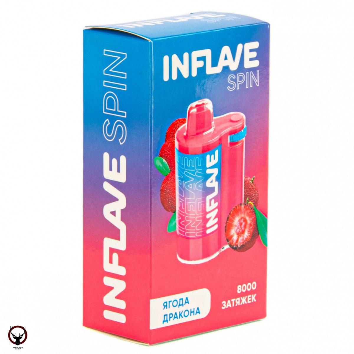 Электронная сигарета INFLAVE SPIN Ягода Дракона (8000 затяжек)