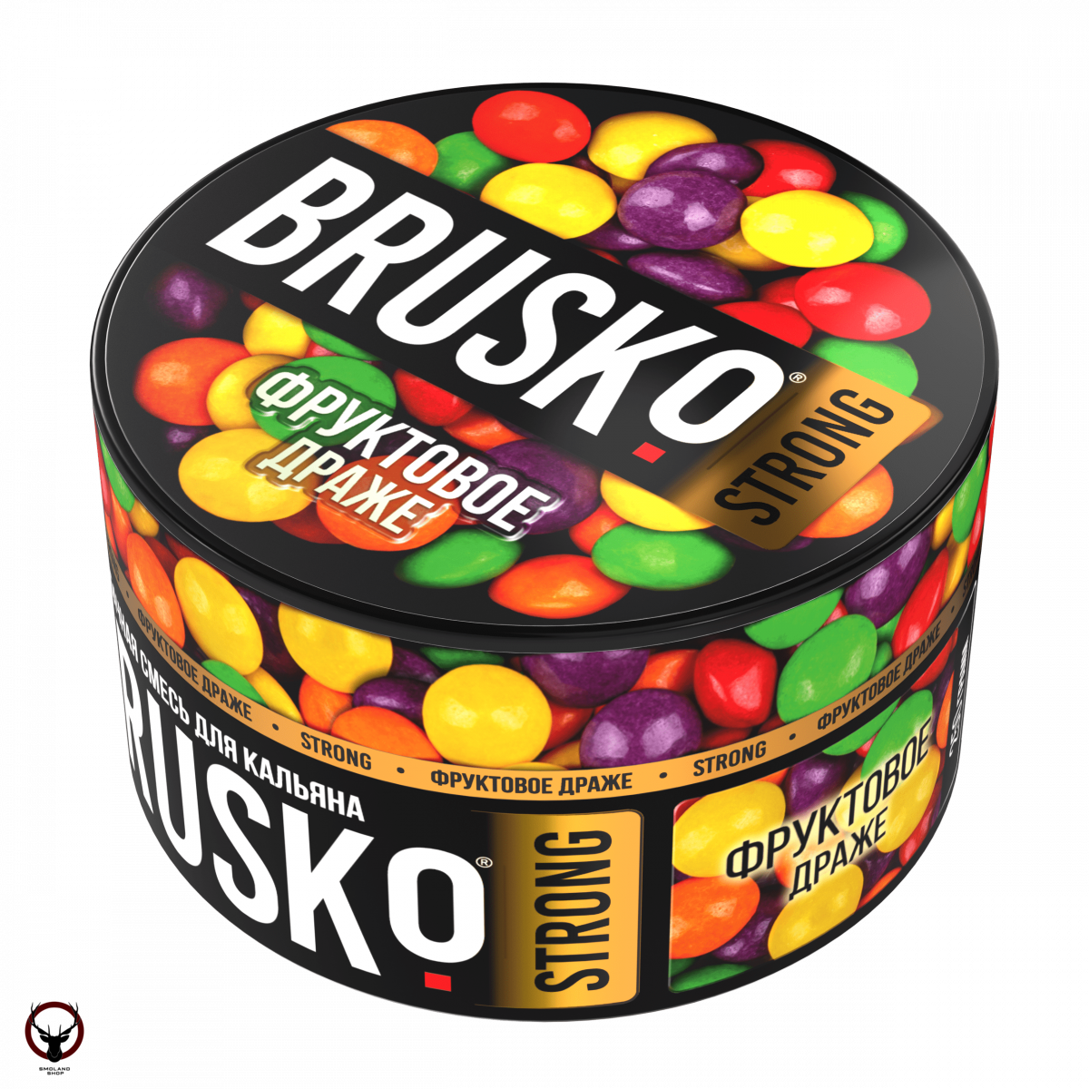 BRUSKO STRONG Фруктовое драже 250гр МРК