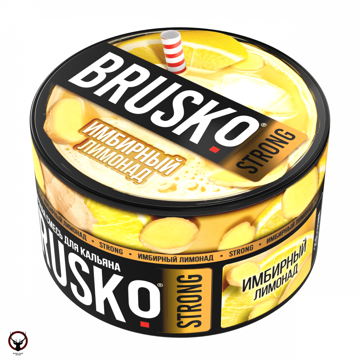 BRUSKO STRONG Имбирный лимонад 250гр МРК