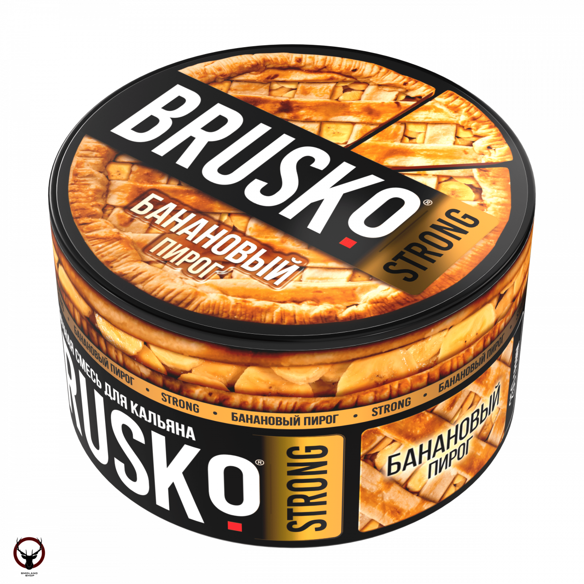 BRUSKO STRONG Банановый пирог 250гр МРК