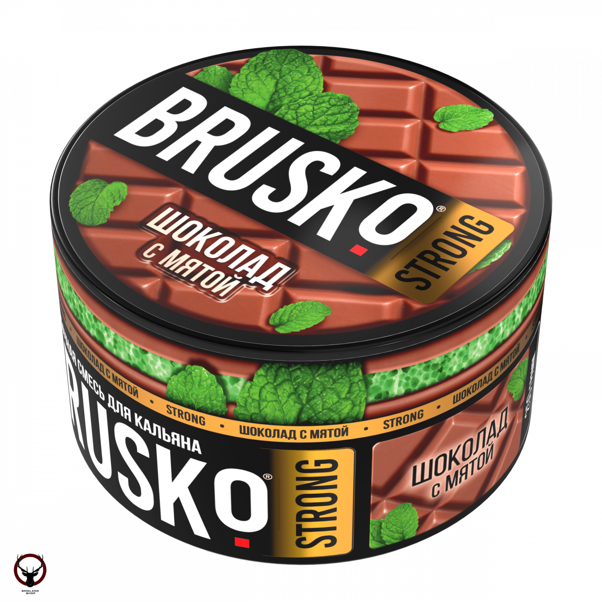BRUSKO STRONG Шоколад с мятой 250гр МРК