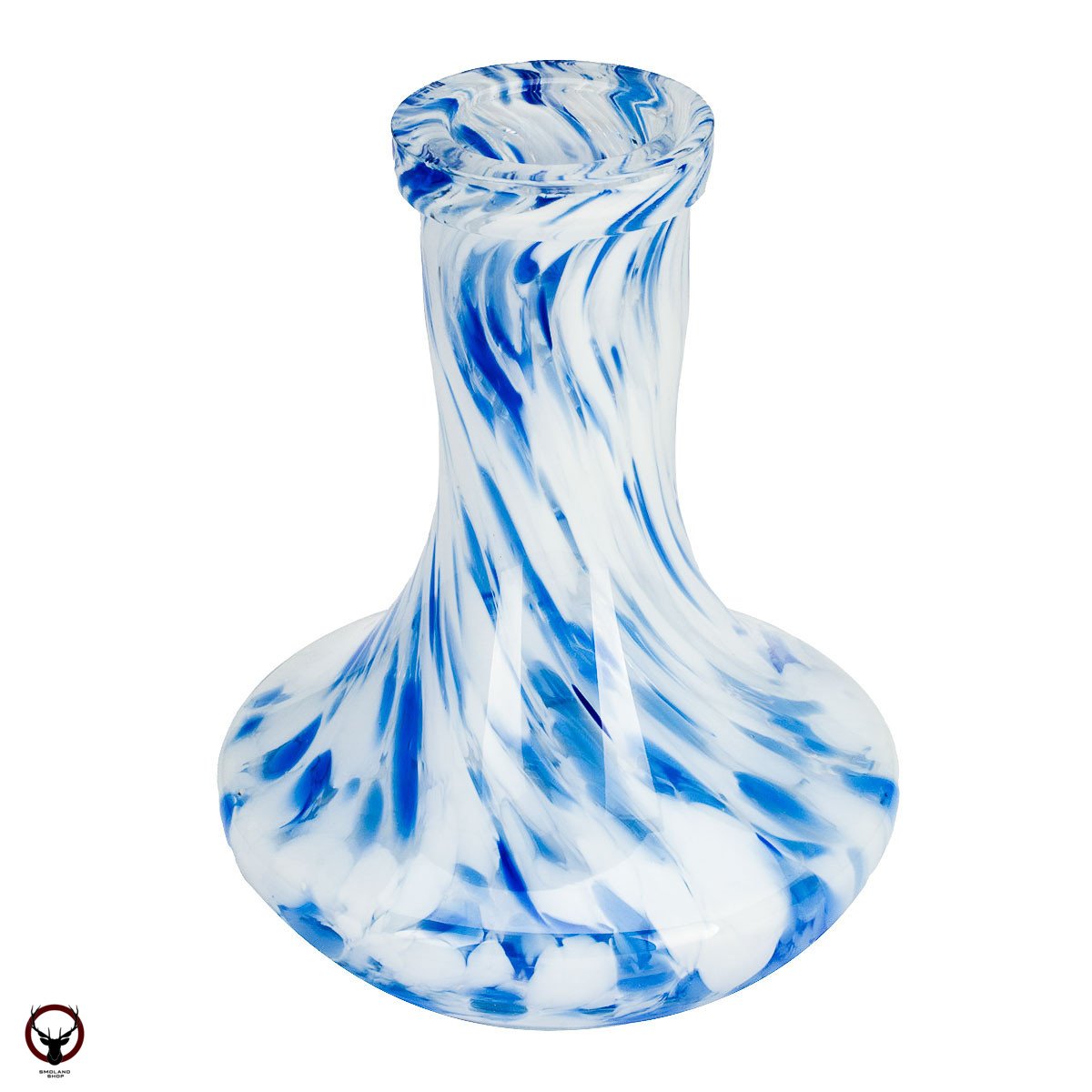 Колба Vessel Glass Крафт Mini бело-синяя крошка