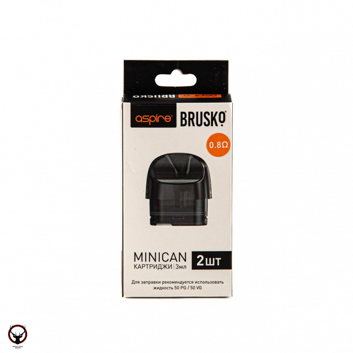 Картридж к электронной системе BRUSKO Minican (2шт.) 0,8