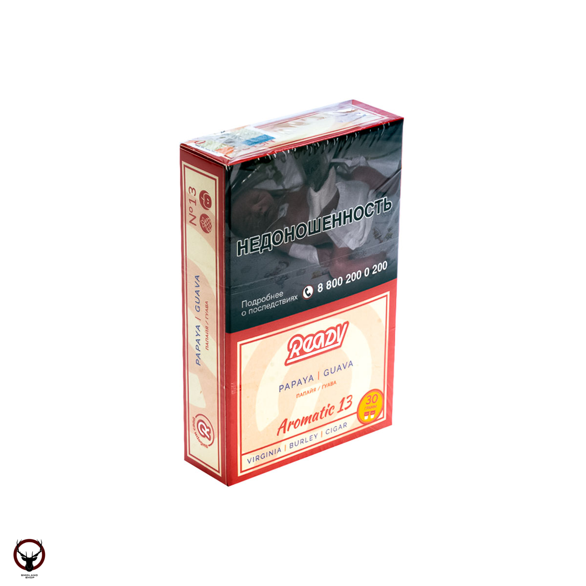 Табак для кальяна Ready 30гр №13 Papaya guava МРК