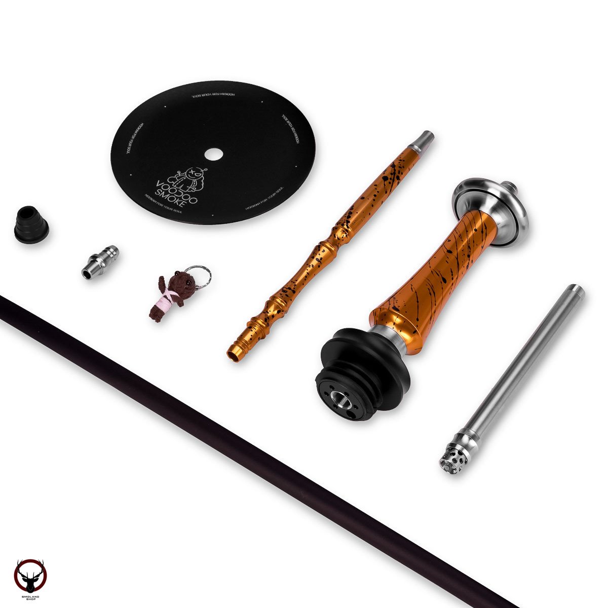 Кальян Voodoo Smoke DOWN Custom gold-black (мунд. в цвет)