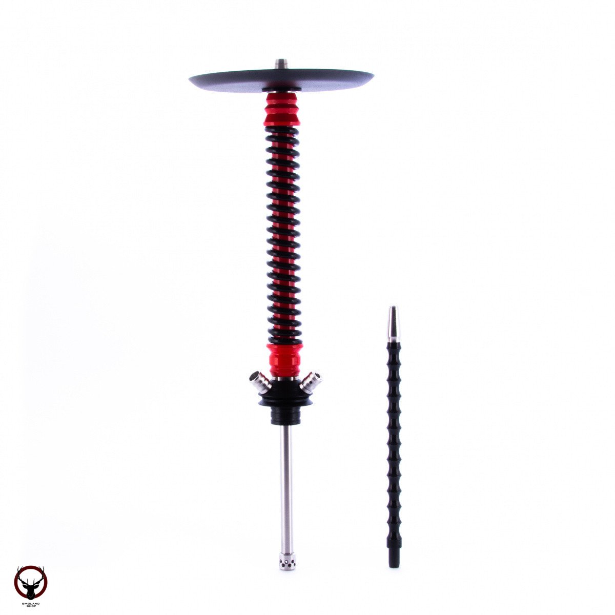 Кальян MAMAY CUSTOMS Coilovers красно-чёрный (без колбы)