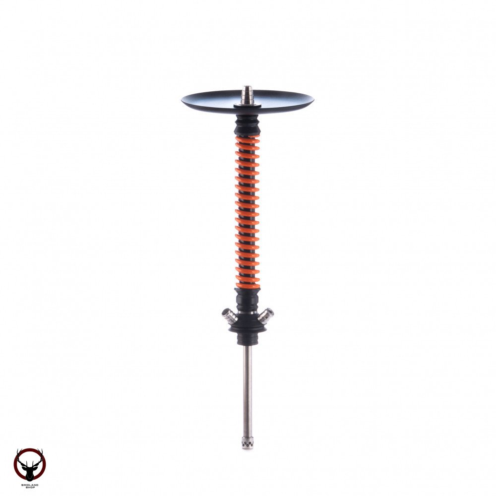 Кальян MAMAY CUSTOMS Coilovers чёрно-оранжевый (без колбы)