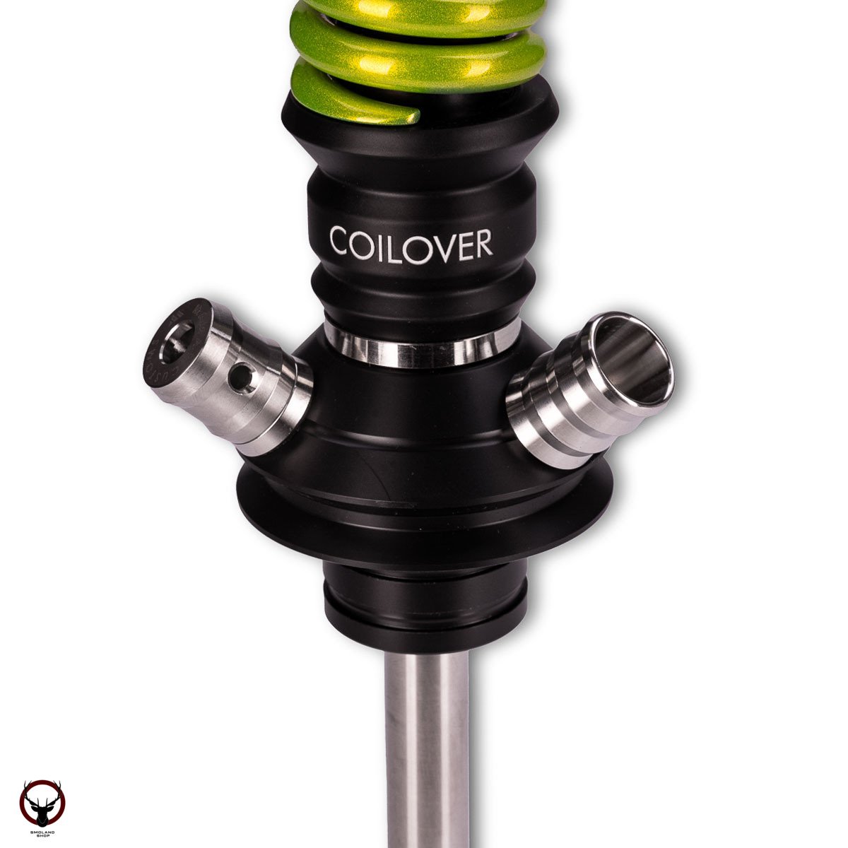 Кальян MAMAY CUSTOMS Coilovers чёрно-салатовый лак (без колбы)