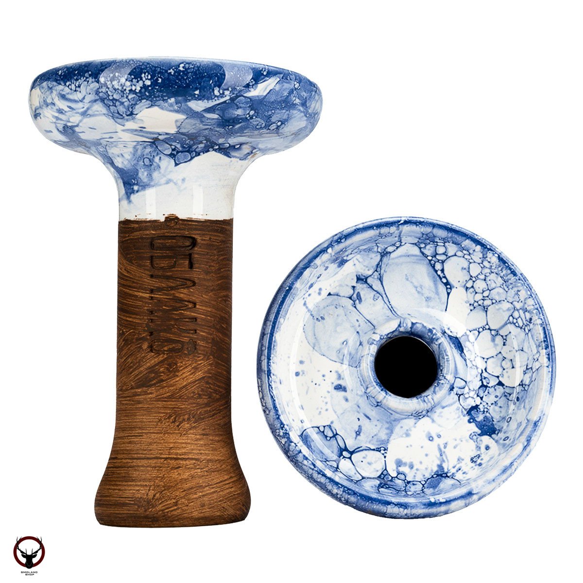 Чашка Облако Phunnel L Glaze Top бело-синий мрамор